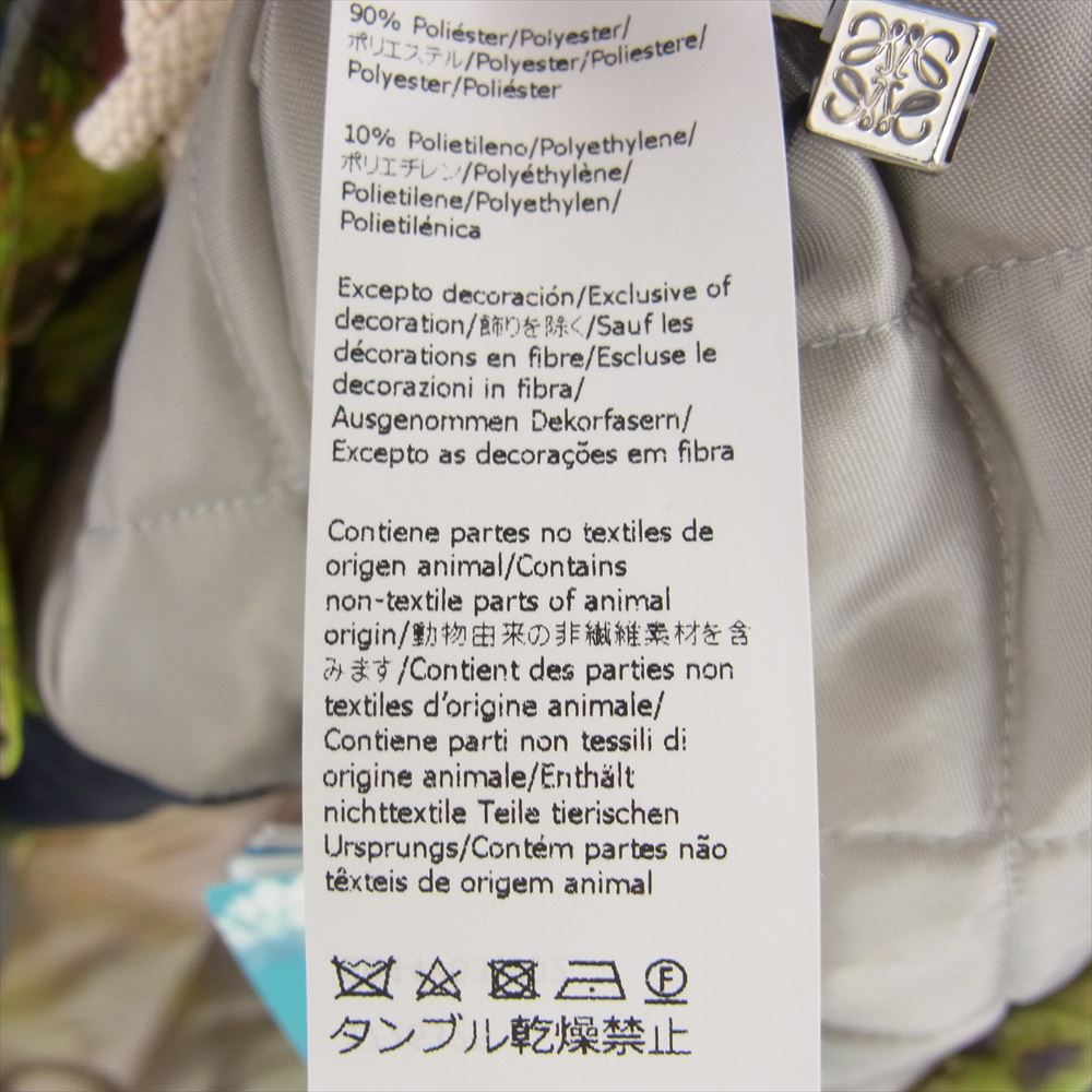 LOEWE ロエベ SB44Y03W02 × スタジオジブリ ハウルの動く城 ソフィー カルシファー コーチジャケット 中綿ジャケット マルチカラー系 36【美品】【中古】