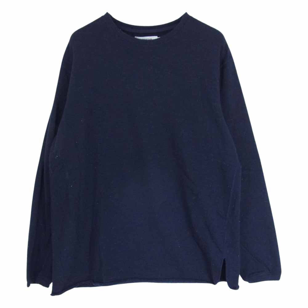 nonnative ノンネイティブ NN-C3808 DWELLER L/S TEE W/N/P HEAVY JERSEY Mt.Breath Wool ドゥエラー ヘビー ジャージー ウール 長袖 Tシャツ ネイビー ネイビー系 2【中古】