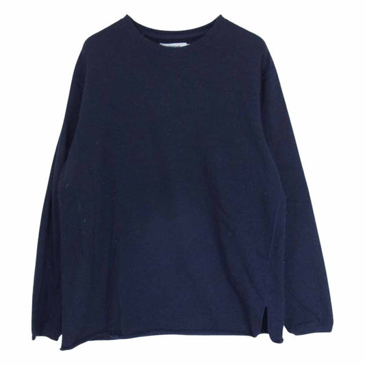 nonnative ノンネイティブ NN-C3808 DWELLER L/S TEE W/N/P HEAVY JERSEY Mt.Breath Wool ドゥエラー ヘビー ジャージー ウール 長袖 Tシャツ ネイビー ネイビー系 2【中古】