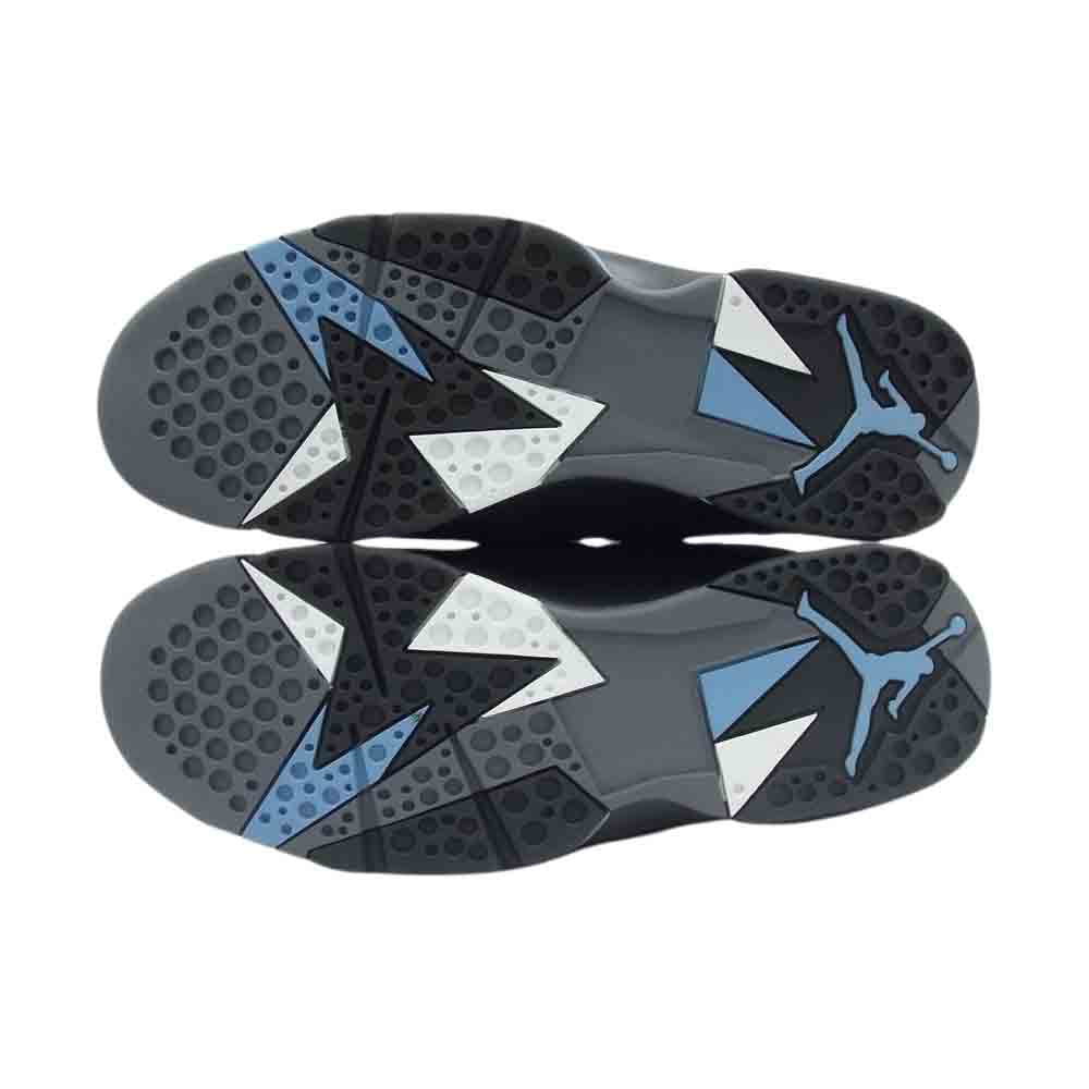 NIKE AIR JORDAN ナイキ ジョーダン CU9307-004 AIR JORDAN 7 RETRO CHAMBRAY エアジョーダン7 レトロ シャンブレー ハイカット スニーカー  ブラック系 28.5cm【新古品】【未使用】【中古】