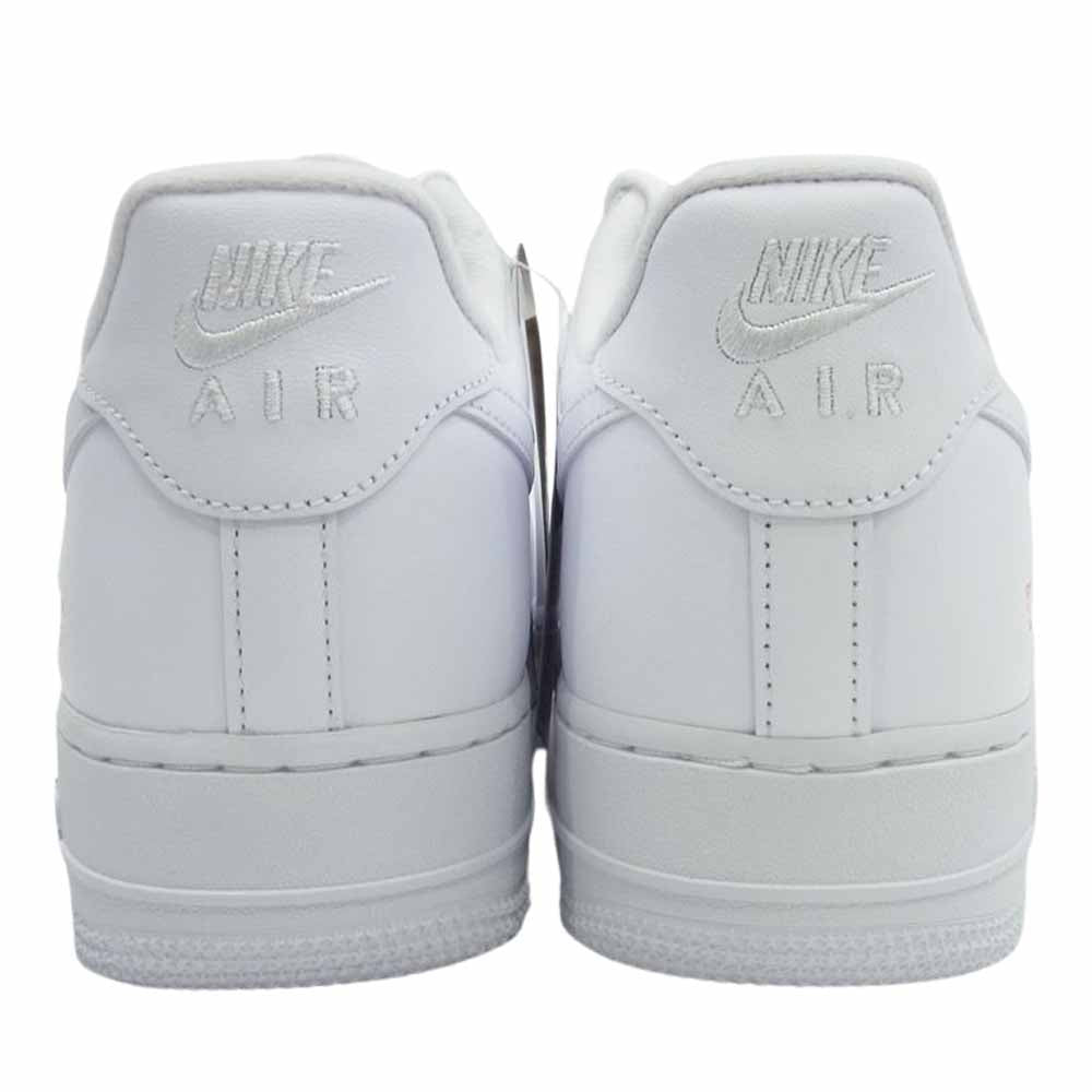Supreme シュプリーム CU9225-100 × NIKE AIR FORCE 1 LOW ナイキ エアフォース1 ローカット スニーカー ホワイト ホワイト系 28cm【新古品】【未使用】【中古】