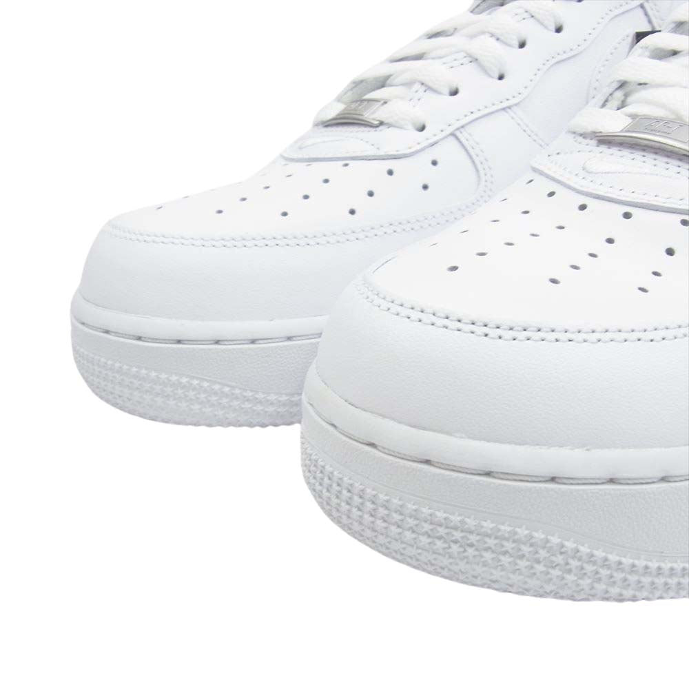 Supreme シュプリーム CU9225-100 × NIKE AIR FORCE 1 LOW ナイキ エアフォース1 ローカット スニーカー ホワイト ホワイト系 28cm【新古品】【未使用】【中古】