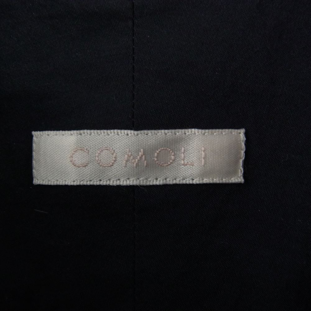 COMOLI コモリ 23AW Y03-02001 コモリシャツ レギュラーカラー コットン 長袖 シャツ ダークネイビー系 2【中古】