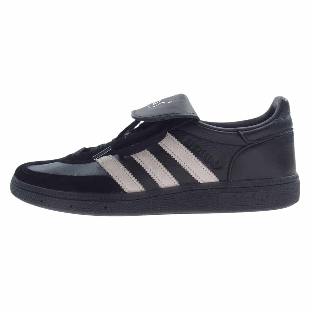 adidas アディダス HP6695 Originals × SHUKYU × E-WAX Handball Spezial Core Black シュウキュウ イーワックス ハンドボール スペツィアル スニーカー ブラック系 27cm【美品】【中古】