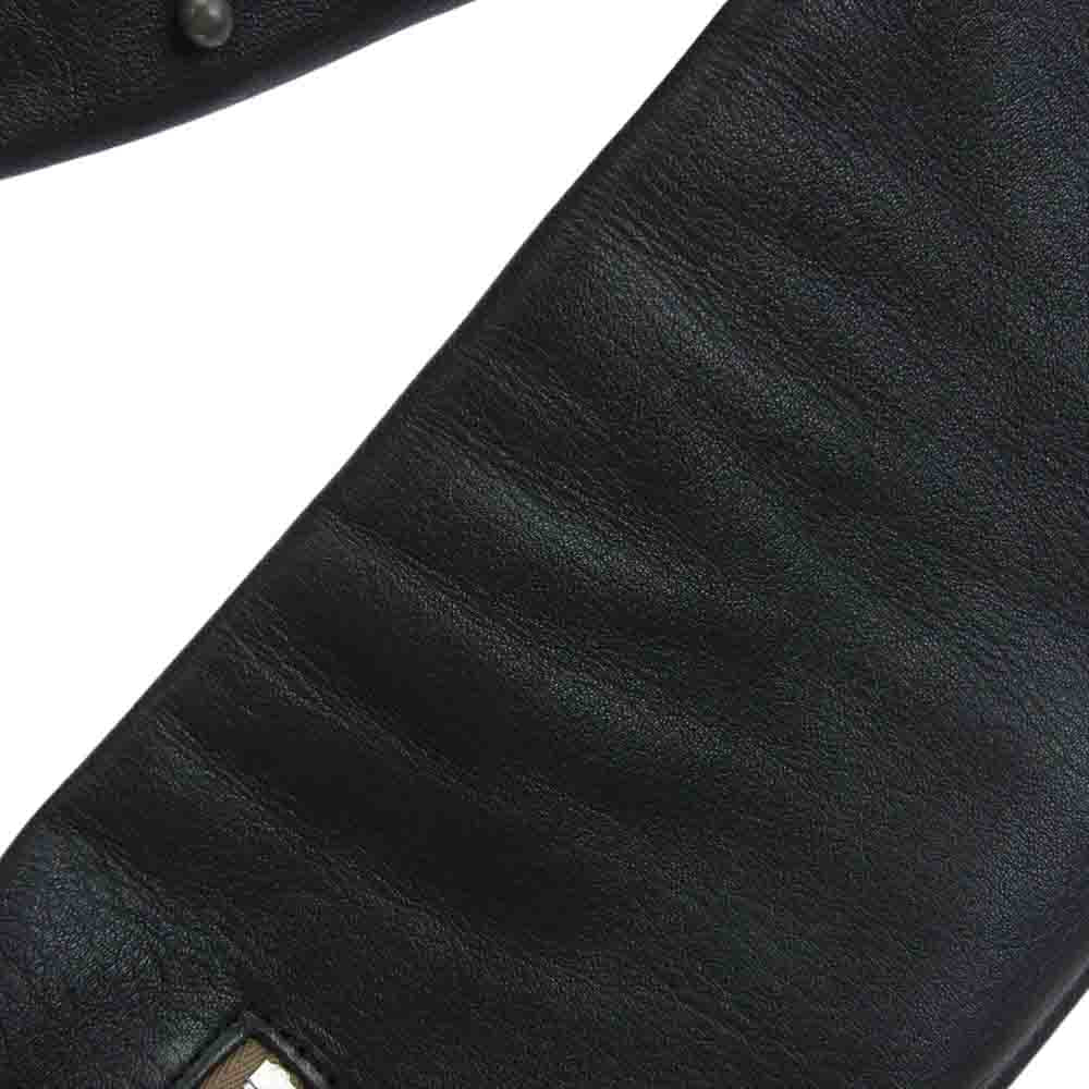 ADDICT CLOTHES アディクトクローズ AD-02 シープスキン 羊革 ダブルライダース レザー ジャケット  ブラック系 38【中古】