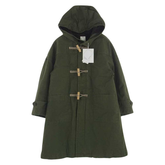 VISVIM ビズビム 21AW 0320205013004 WMV ダブリューエムブイ MALLORY CONVOY COAT W マロリー コンボイ 裏ウール アルパカ ボア ダッフル コート オリーブグリーン系【中古】