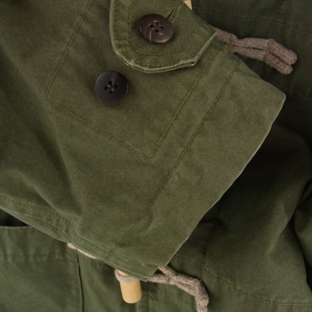 VISVIM ビズビム 21AW 0320205013004 WMV ダブリューエムブイ MALLORY CONVOY COAT W マロリー コンボイ 裏ウール アルパカ ボア ダッフル コート オリーブグリーン系【中古】