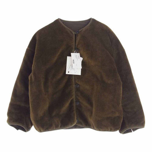 VISVIM ビズビム 22AW 0322205013004 WMV ダブリューエムブイ LINER JKT W リバーシブル ボア フリース ライナー ジャケット オリーブブラウン系【中古】