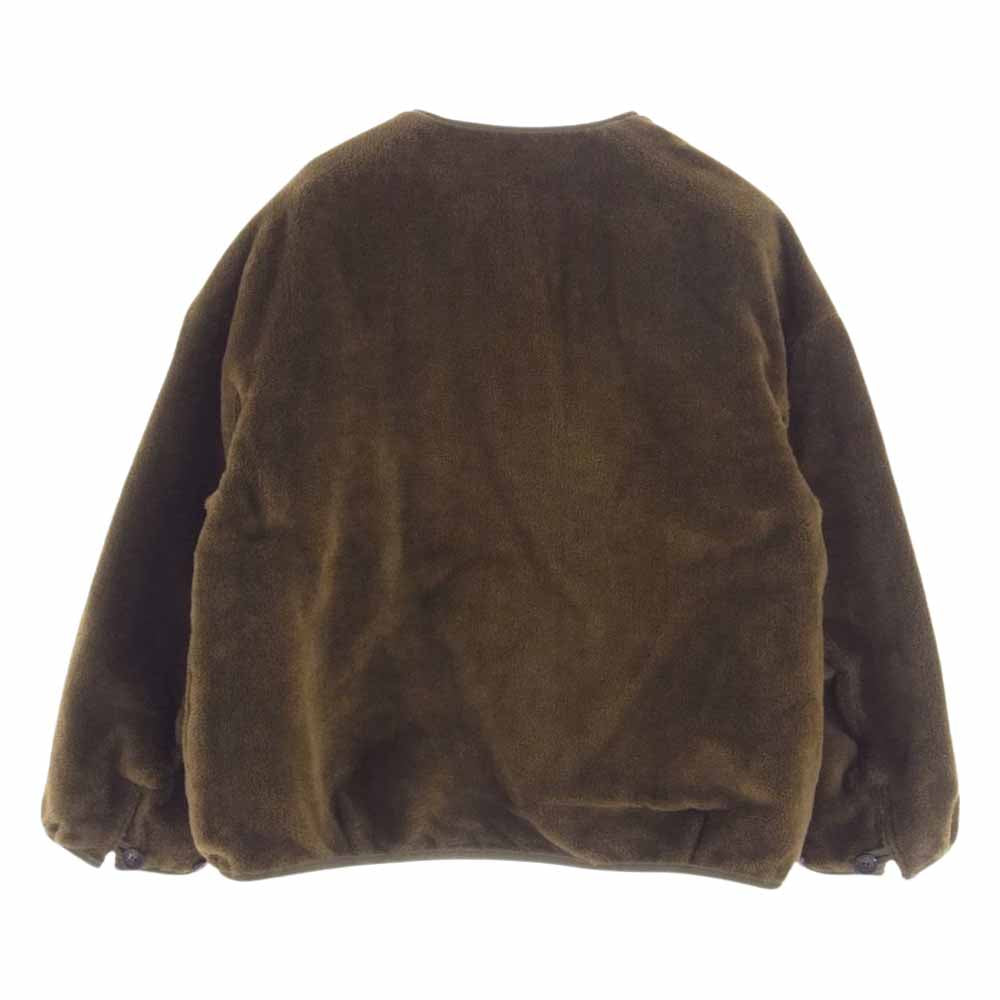 VISVIM ビズビム 22AW 0322205013004 WMV ダブリューエムブイ LINER JKT W リバーシブル ボア フリース ライナー ジャケット オリーブブラウン系【中古】