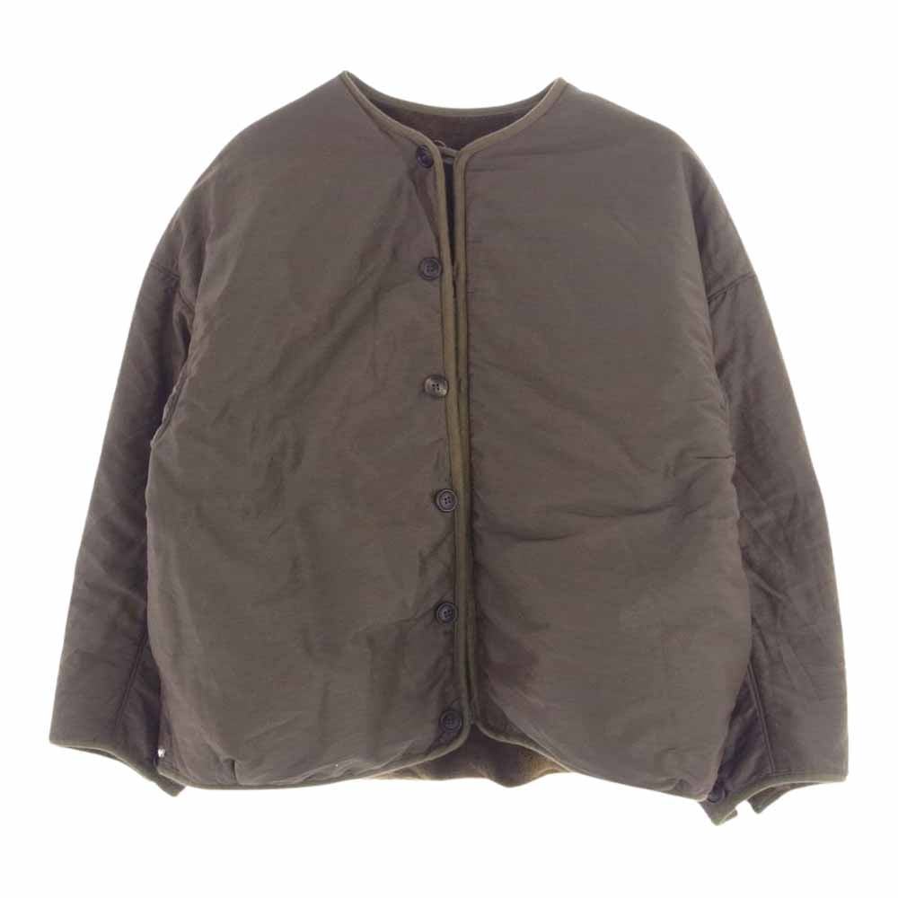 VISVIM ビズビム 22AW 0322205013004 WMV ダブリューエムブイ LINER JKT W リバーシブル ボア フリース ライナー ジャケット オリーブブラウン系【中古】
