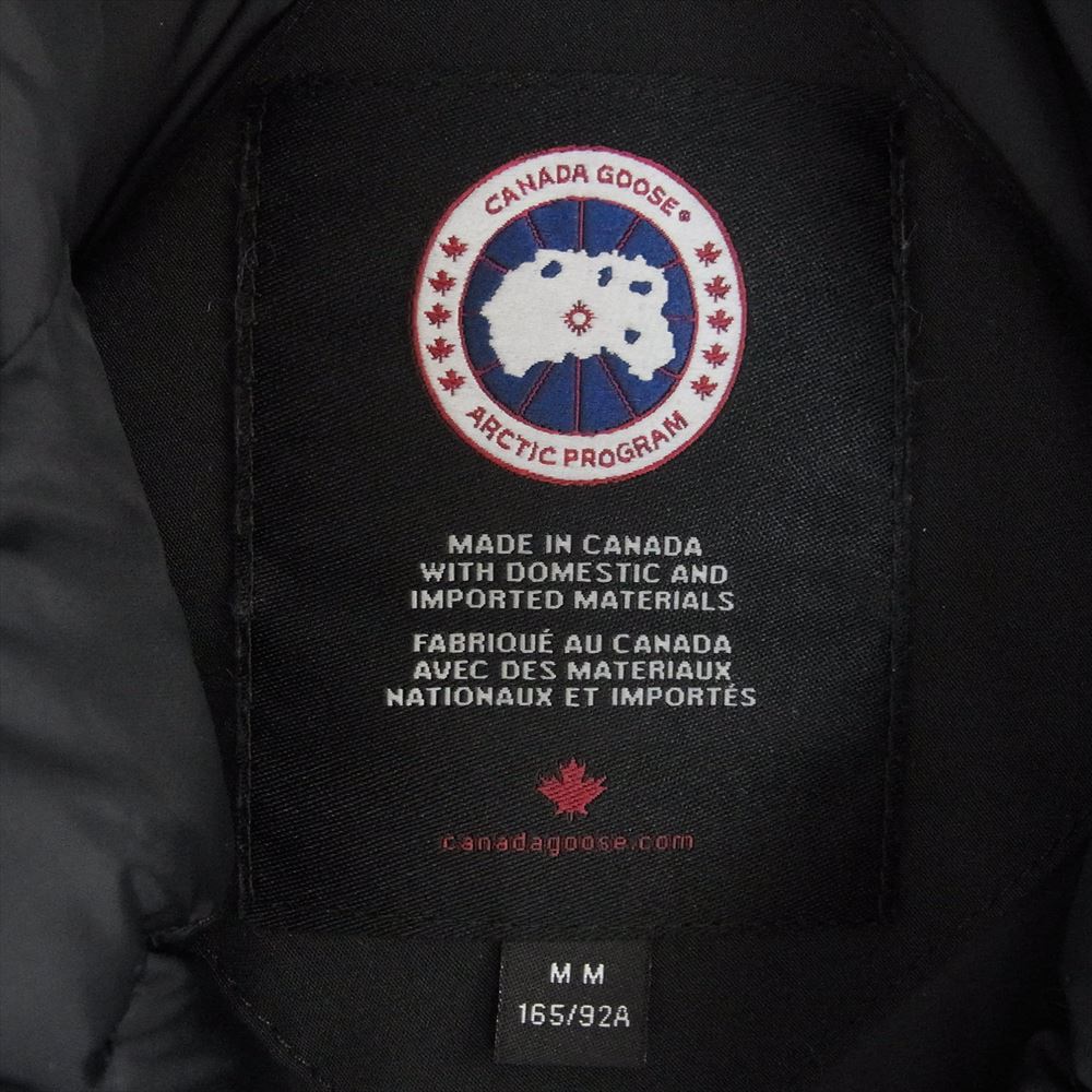 CANADA GOOSE カナダグース 2603JL 国内正規品 サザビーリーグタグ Bronte Parka ブロンテ パーカー ダウン ジャケット ブラック系 M【美品】【中古】