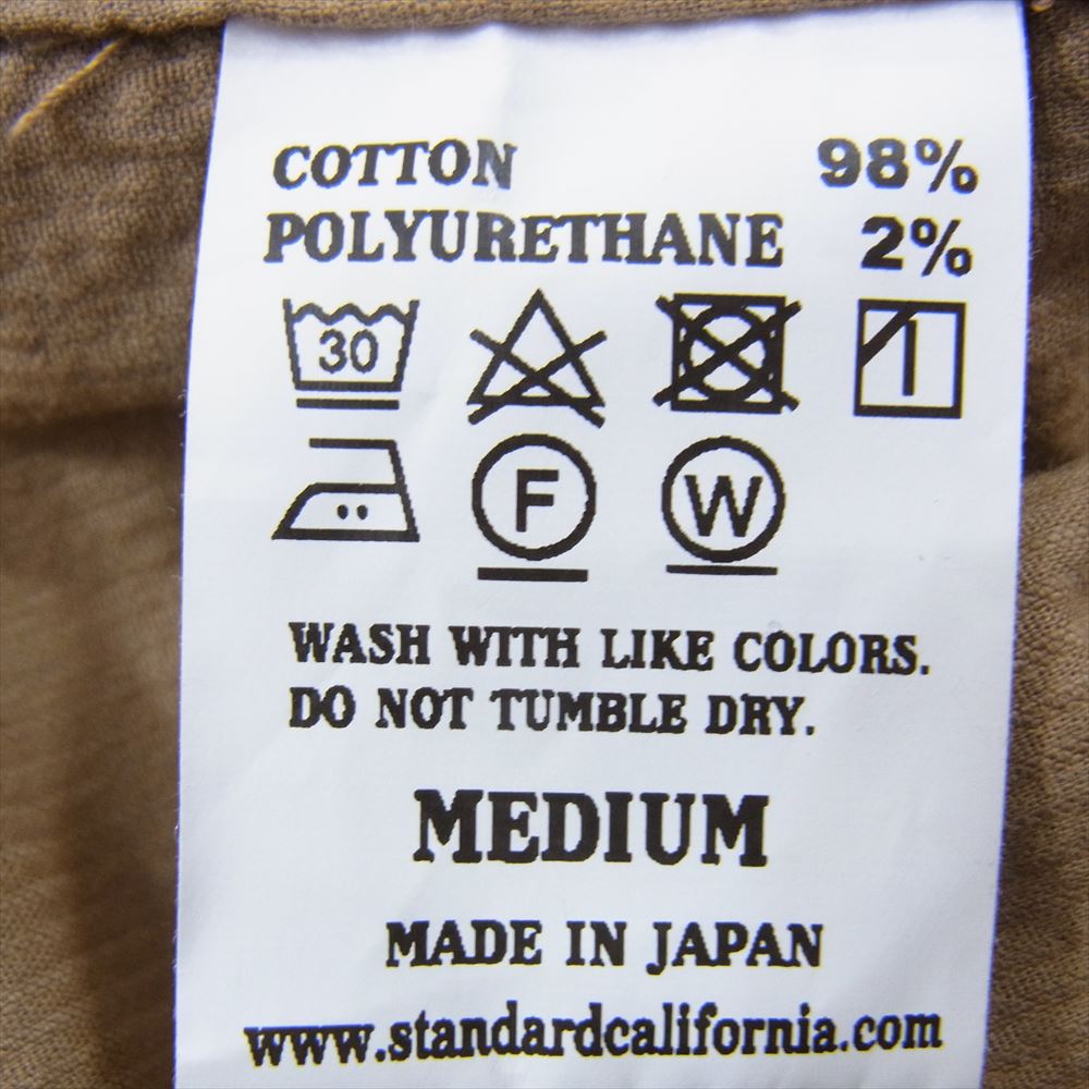 STANDARD CALIFORNIA スタンダードカリフォルニア SD Stretch Corduroy Easy Shorts コーデュロイ ショーツ ブラウン系 M【極上美品】【中古】