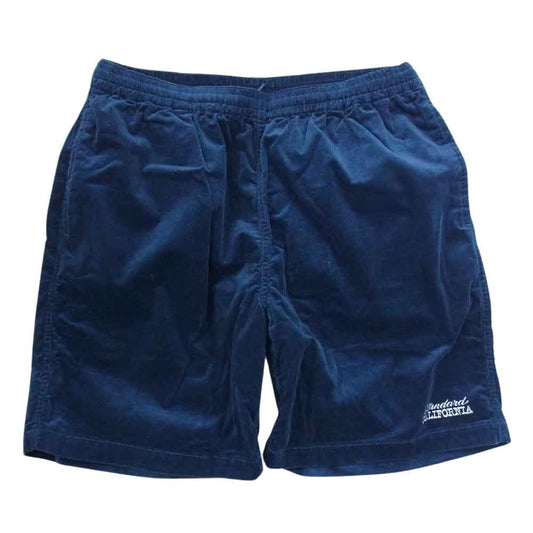 STANDARD CALIFORNIA スタンダードカリフォルニア SD Stretch Corduroy Easy Shorts コーデュロイ ショーツ ブルー ネイビー系 M【極上美品】【中古】