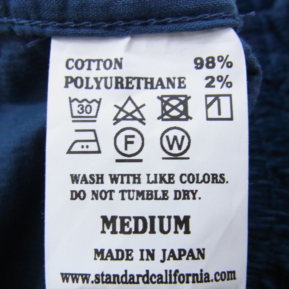 STANDARD CALIFORNIA スタンダードカリフォルニア SD Stretch Corduroy Easy Shorts コーデュロイ ショーツ ブルー ネイビー系 M【極上美品】【中古】