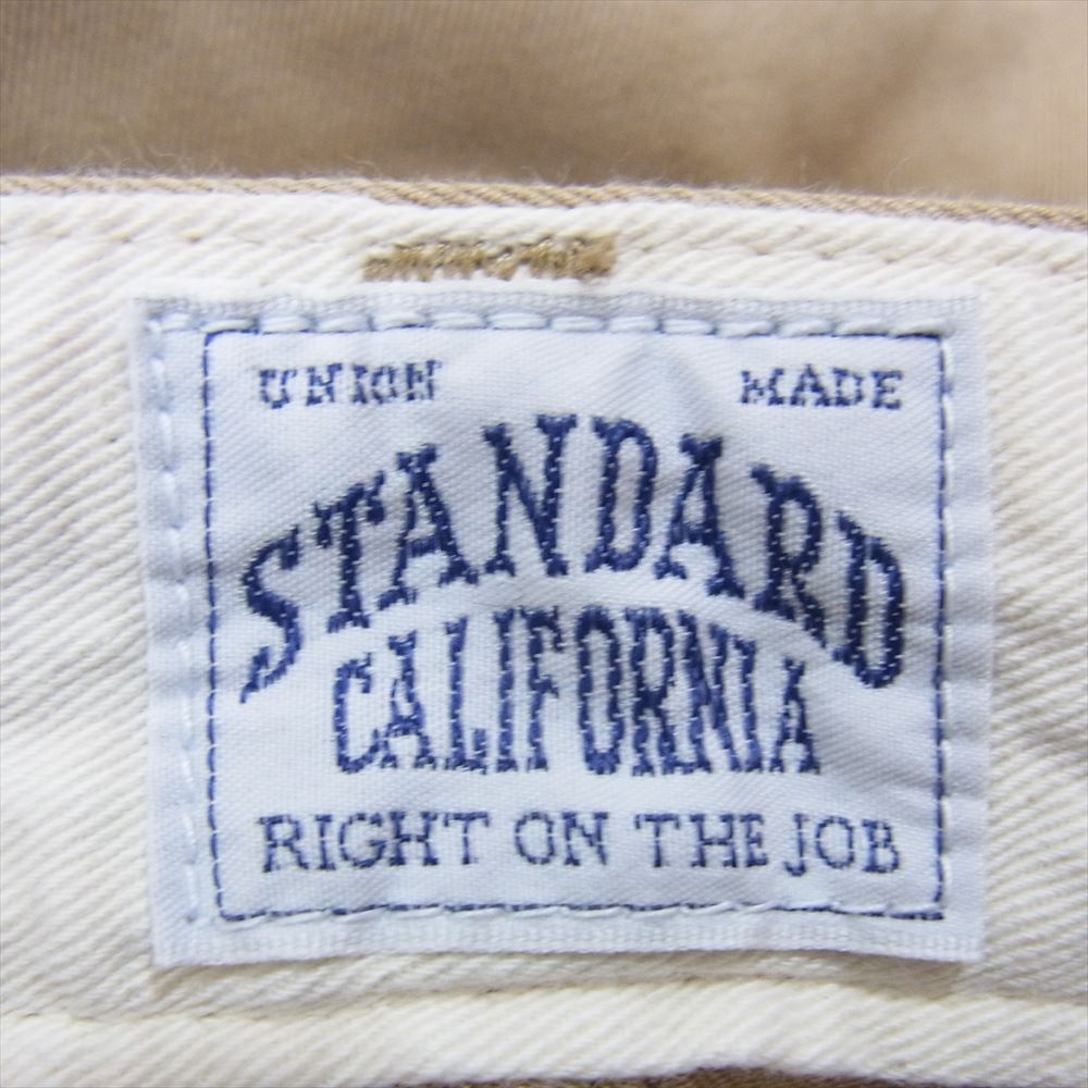 STANDARD CALIFORNIA スタンダードカリフォルニア SD T/C WORK PANTS TAPERD テーパード チノ パンツ ブラウン系 32【極上美品】【中古】