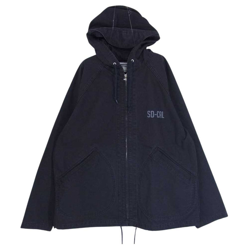 STANDARD CALIFORNIA スタンダードカリフォルニア SD Ripstop Hood Jacket リップストップ フーデット ジャケット ネイビー系 M【極上美品】【中古】