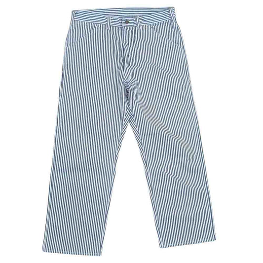 STANDARD CALIFORNIA スタンダードカリフォルニア SD Painter Pants Vintage Wash ヒッコリー ペインター パンツ ヴィンテージ加工 ネイビー系 32【極上美品】【中古】