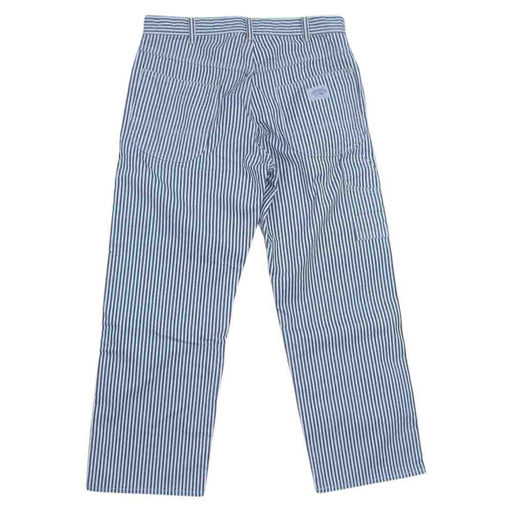 STANDARD CALIFORNIA スタンダードカリフォルニア SD Painter Pants Vintage Wash ヒッコリー ペインター パンツ ヴィンテージ加工 ネイビー系 32【極上美品】【中古】