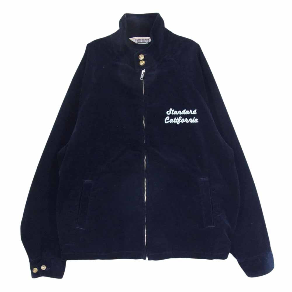 STANDARD CALIFORNIA スタンダードカリフォルニア SD Corduroy Harrington Jacket コーデュロイ ハリントン ジャケット ネイビー系 M【極上美品】【中古】