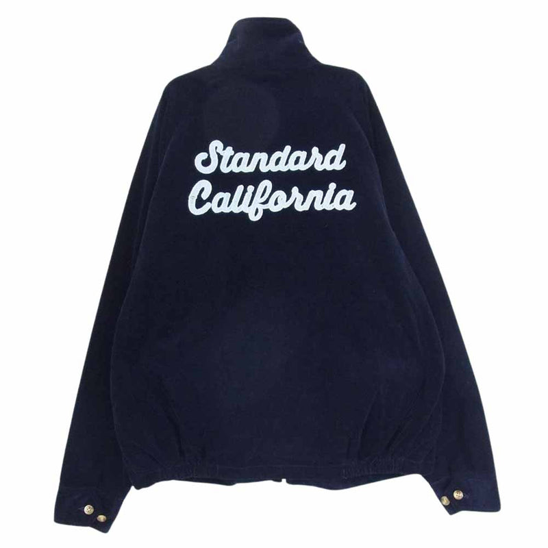 STANDARD CALIFORNIA スタンダードカリフォルニア SD Corduroy Harrington Jacket コーデュロイ ハリントン ジャケット ネイビー系 M【極上美品】【中古】