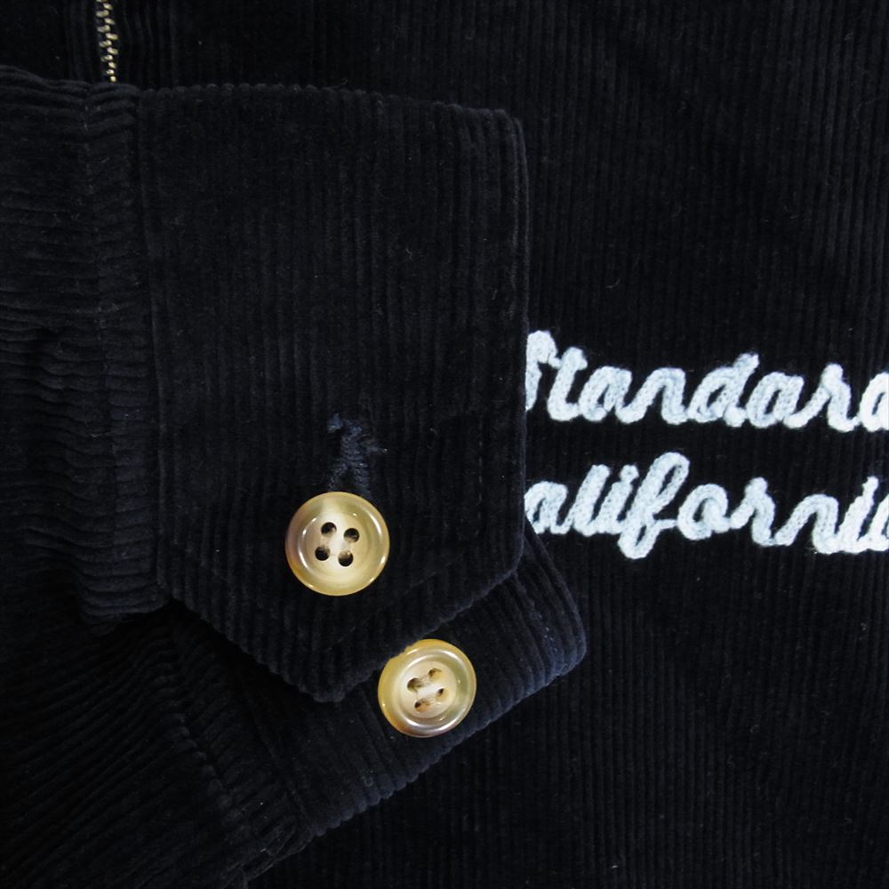 STANDARD CALIFORNIA スタンダードカリフォルニア SD Corduroy Harrington Jacket コーデュロイ ハリントン ジャケット ネイビー系 M【極上美品】【中古】