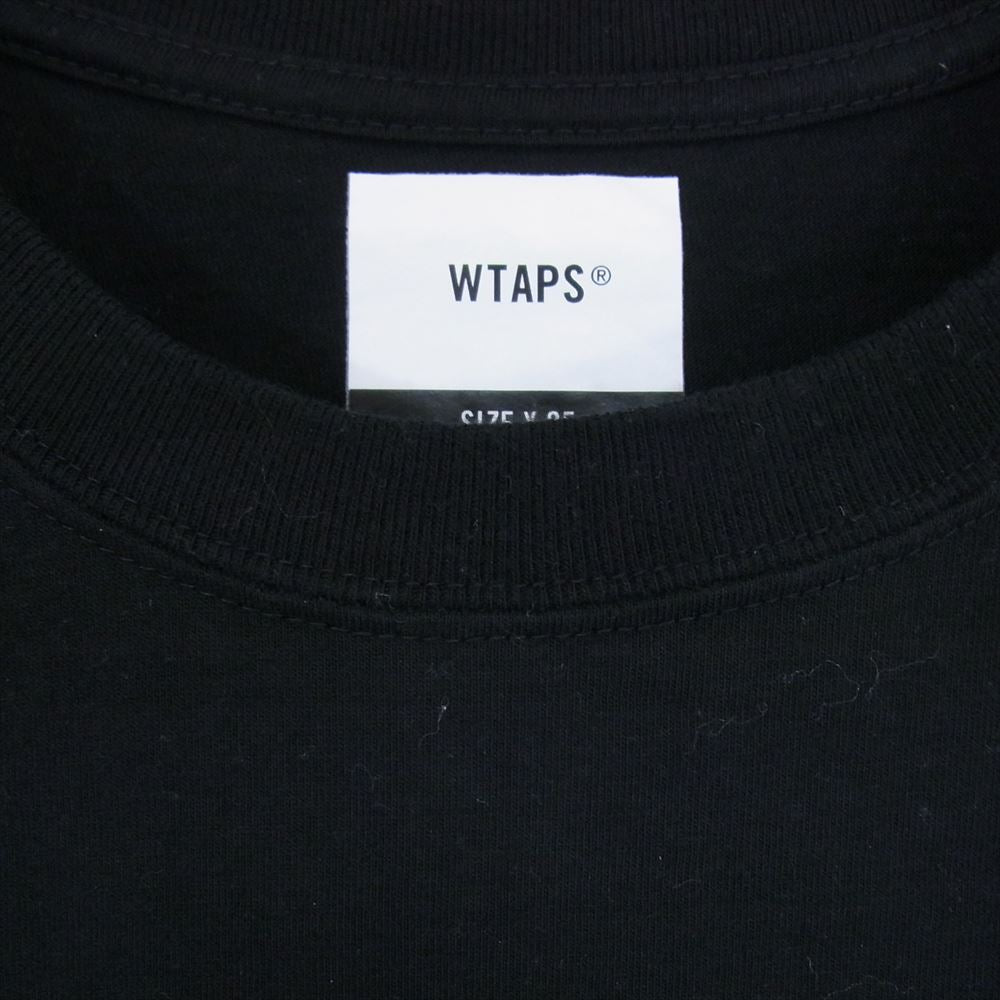 WTAPS ダブルタップス 22SS 221PCDT-ST01S W Lab TEE 青山限定 バックプリント 半袖 Tシャツ ブラック系 05【中古】