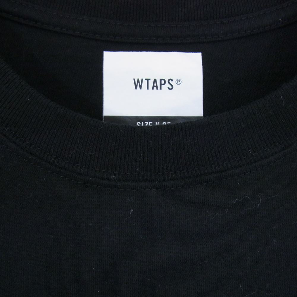 WTAPS ダブルタップス 22SS 221PCDT-ST01S W Lab TEE 青山限定 バックプリント 半袖 Tシャツ ブラック系 05【中古】