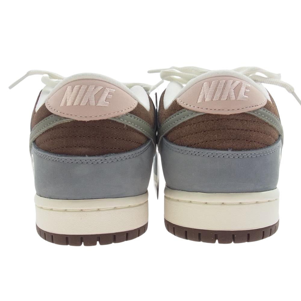 NIKE ナイキ FQ1180-001 SB エスビー ×  堀米 雄斗 Yuto Horigome DUNK LOW PRO QS Wolf Grey ダンク ロー プロ スニーカー ホワイト/グレー/ブラウン 26.5cm【新古品】【未使用】【中古】