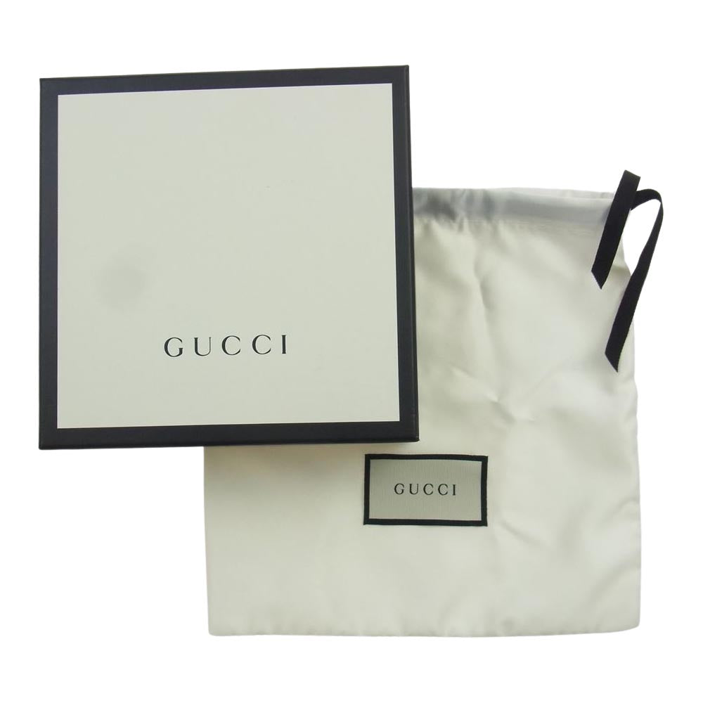GUCCI グッチ 411924 214351 グッチシマ インターロッキングG ロゴバックル ベルト ブラック系【中古】