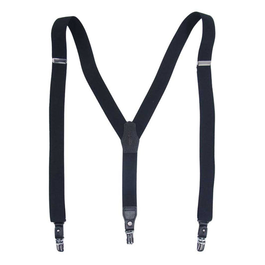 Yohji Yamamoto POUR HOMME ヨウジヤマモトプールオム HA-Q91-291 25MM 定番 サスペンダー ブラック系【中古】