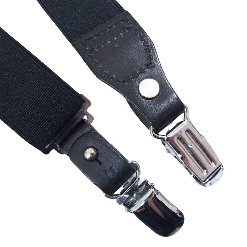 Yohji Yamamoto POUR HOMME ヨウジヤマモトプールオム HA-Q91-291 25MM 定番 サスペンダー ブラック系【中古】