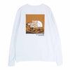 THE NORTH FACE ノースフェイス NF0A5GML M L/S LOGO PLAY TEE バックプリント ロングスリーブ Tシャツ 長袖  ホワイト系 M【中古】