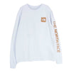 THE NORTH FACE ノースフェイス NF0A5GML M L/S LOGO PLAY TEE バックプリント ロングスリーブ Tシャツ 長袖  ホワイト系 M【中古】