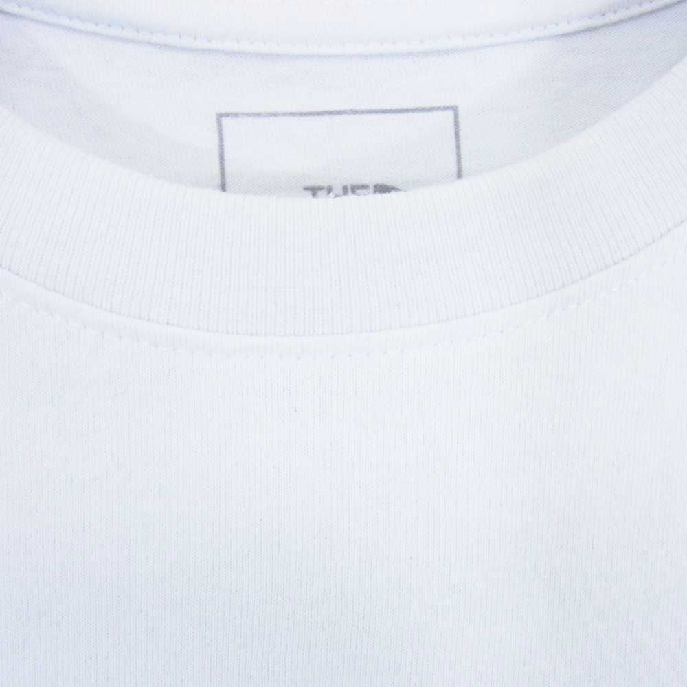 THE NORTH FACE ノースフェイス NF0A5GML M L/S LOGO PLAY TEE バックプリント ロングスリーブ Tシャツ 長袖  ホワイト系 M【中古】