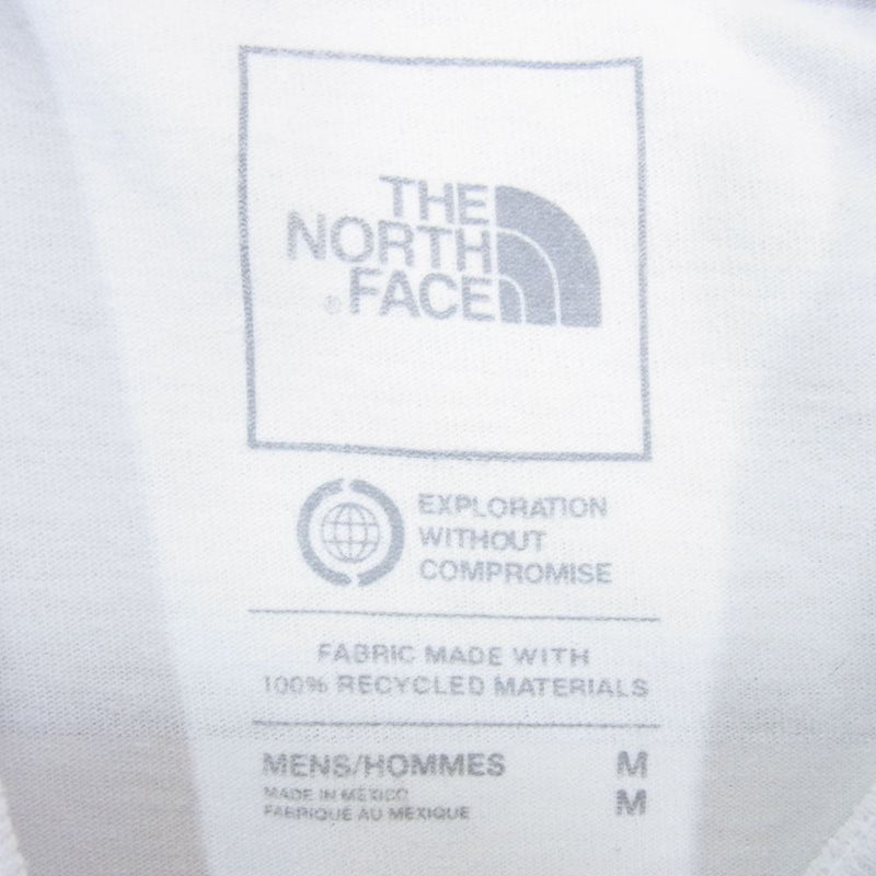 THE NORTH FACE ノースフェイス NF0A5GML M L/S LOGO PLAY TEE バックプリント ロングスリーブ Tシャツ 長袖  ホワイト系 M【中古】