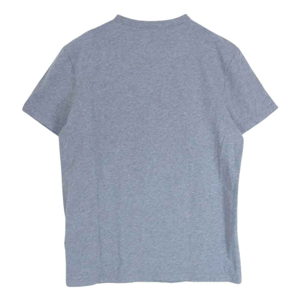 MONCLER モンクレール F20918C74810 MAGLIA T-SHIRT フロッキー プリント ロゴ Ｔシャツ 半袖  グレー系 M【中古】
