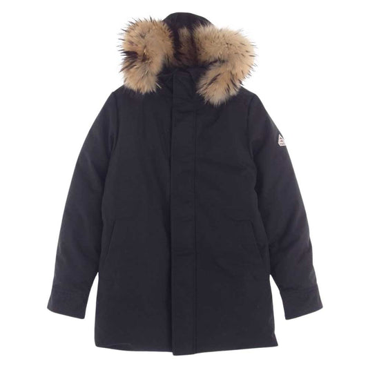Pyrenex ピレネックス ANNECY FUR INT'L  アヌシー ラクーン ファー ダウン ジャケット コート ブラック系 S【中古】