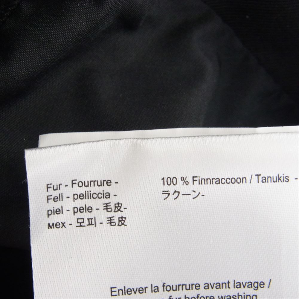 Pyrenex ピレネックス ANNECY FUR INT'L  アヌシー ラクーン ファー ダウン ジャケット コート ブラック系 S【中古】