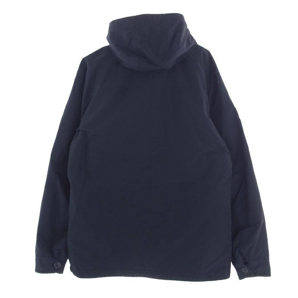 WOOLRICH ウールリッチ イタリア製 ウール ナイロン リバーシブル 2WAY マウンテンパーカー ネイビー系 M【中古】