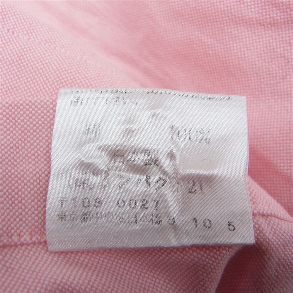 RALPH LAUREN ラルフローレン YARMOUTH BD ヤーマス ボタンダウン ロゴ 刺繍 長袖 シャツ ピンク ピンク系 39-82【中古】