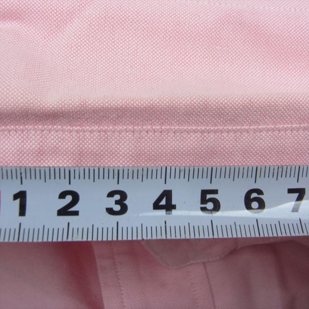 RALPH LAUREN ラルフローレン YARMOUTH BD ヤーマス ボタンダウン ロゴ 刺繍 長袖 シャツ ピンク ピンク系 39-82【中古】