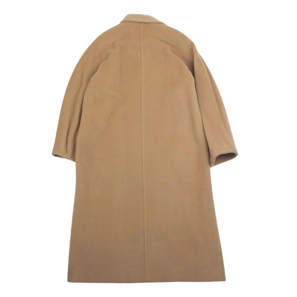 MAX MARA マックスマーラ RN73136 イタリア製 白タグ ヴァージンウール カシミヤ混 ダブル ロングコート  ベージュ系 38【中古】