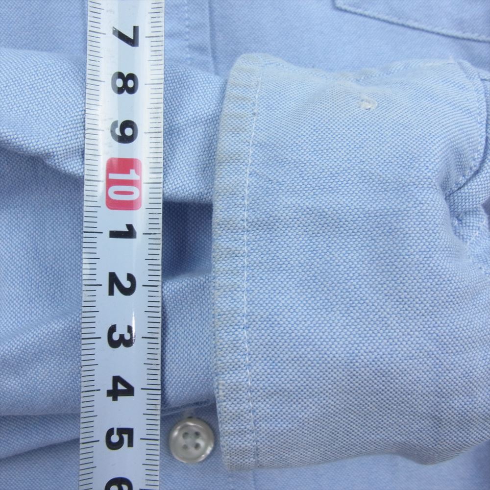 Supreme シュプリーム L/S Oxford Shirt オックスフォード 長袖 ボタン ダウン シャツ ブルー系 M【中古】