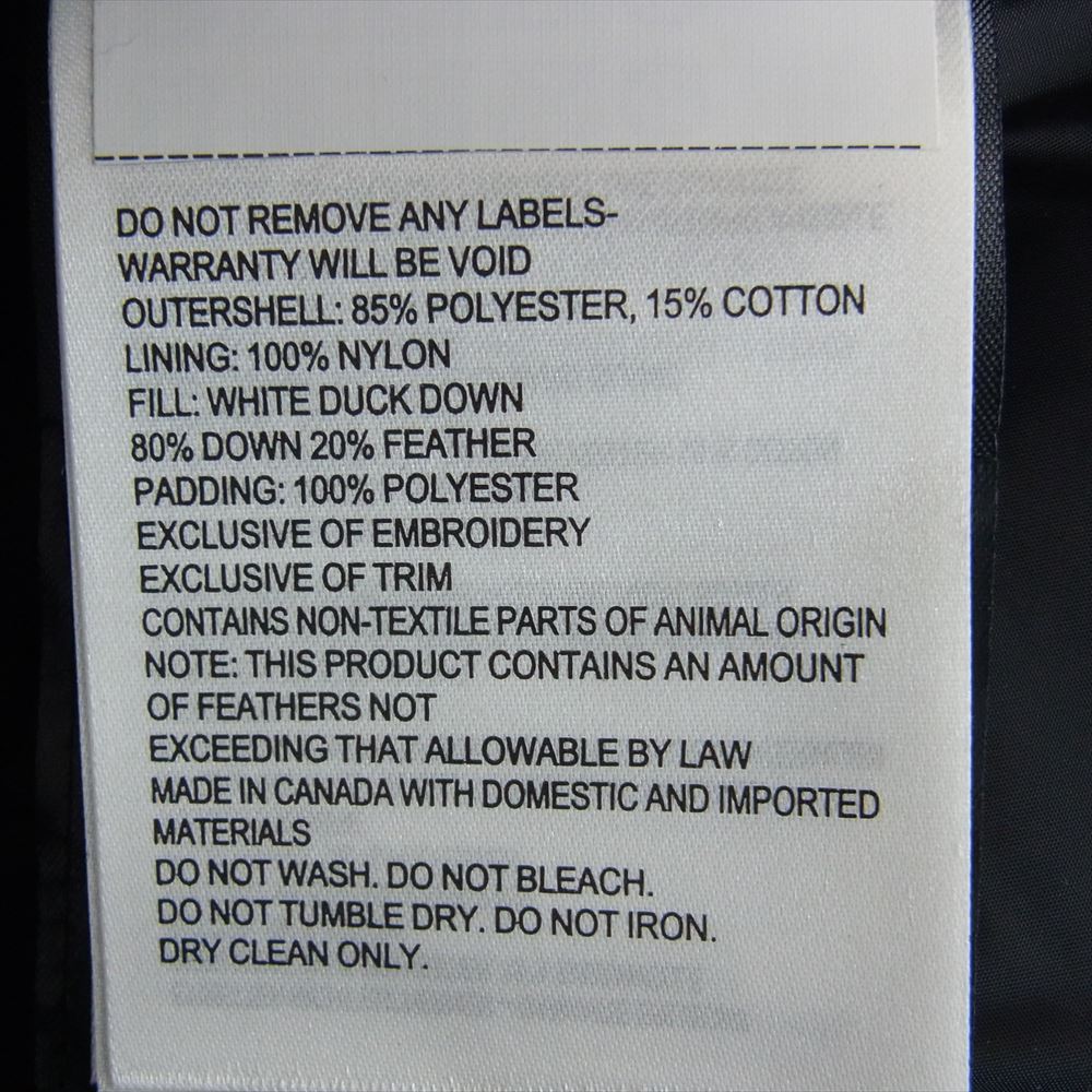 CANADA GOOSE カナダグース 3804MA 国内正規品 サザビーリーグ MACMILLAN PARKA マクミランパーカー フーディダウンジャケット ブラック系 XL【中古】