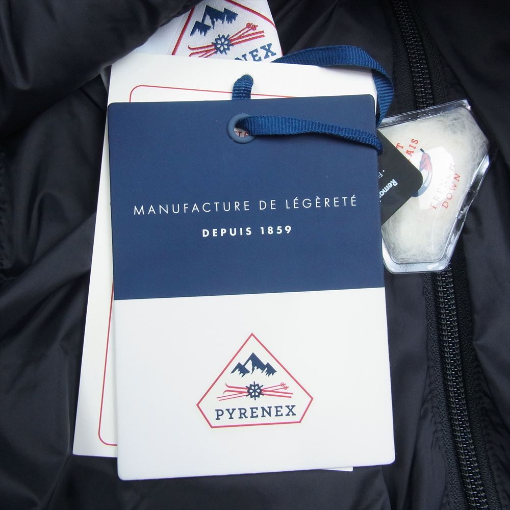 Pyrenex ピレネックス 22AW HWR004 SUYEN スイエン ダウン ジャケット ロゴワッペン ブラック系 40【新古品】【未使用】【中古】