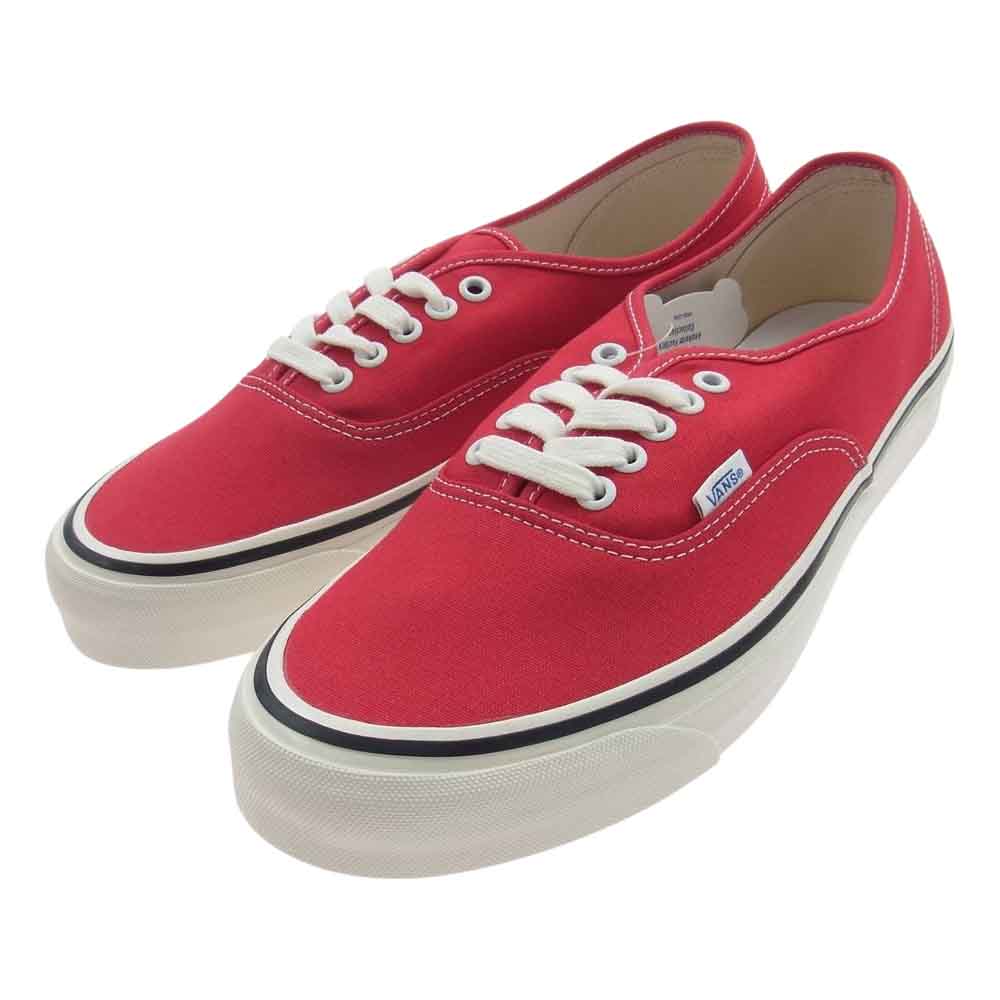 VANS バンズ VN0A38ENMR9 AUTHENTIC 44 DX オーセンティック ローカット スニーカー レッド系 28cm【新古品】【未使用】【中古】
