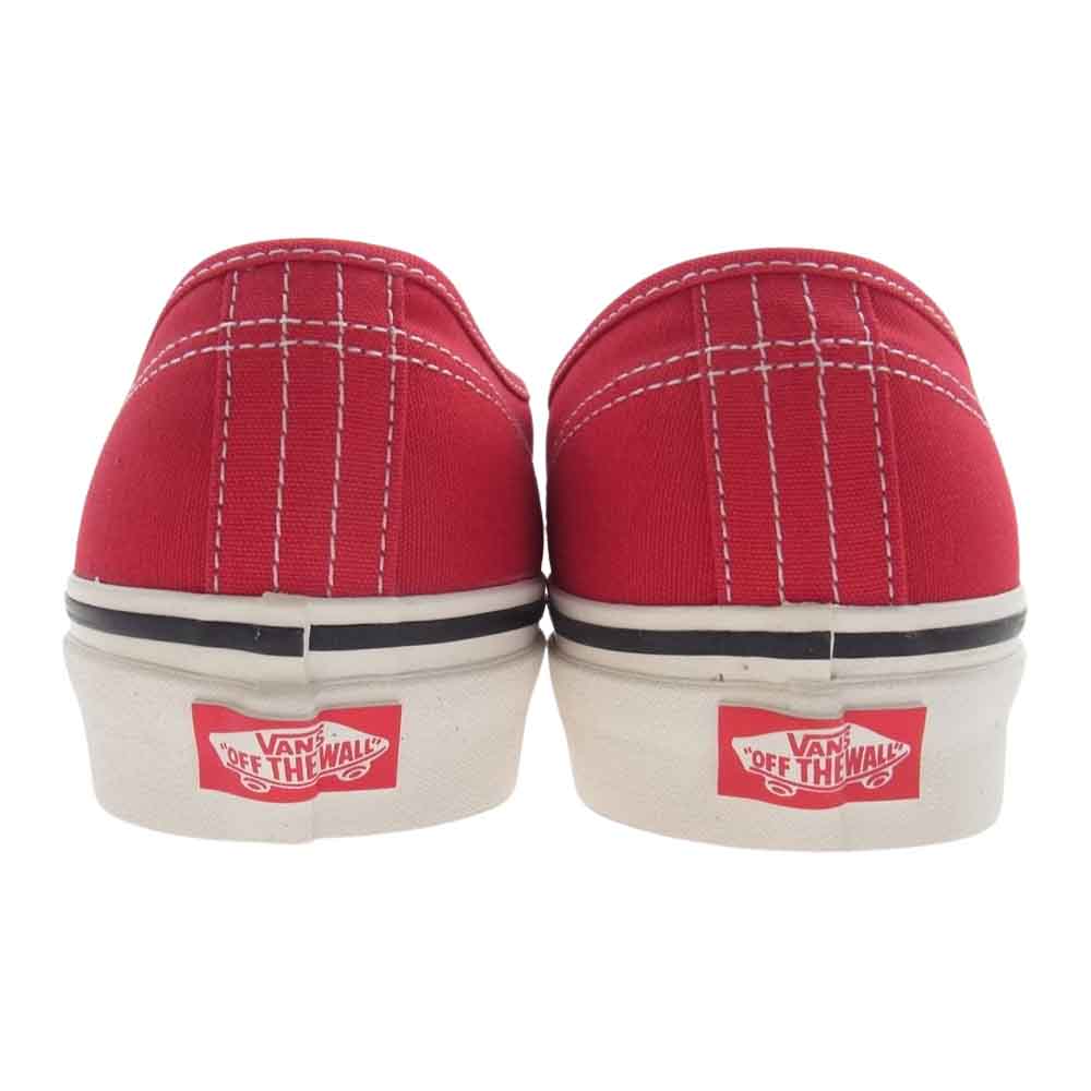 VANS バンズ VN0A38ENMR9 AUTHENTIC 44 DX オーセンティック ローカット スニーカー レッド系 28cm【新古品】【未使用】【中古】
