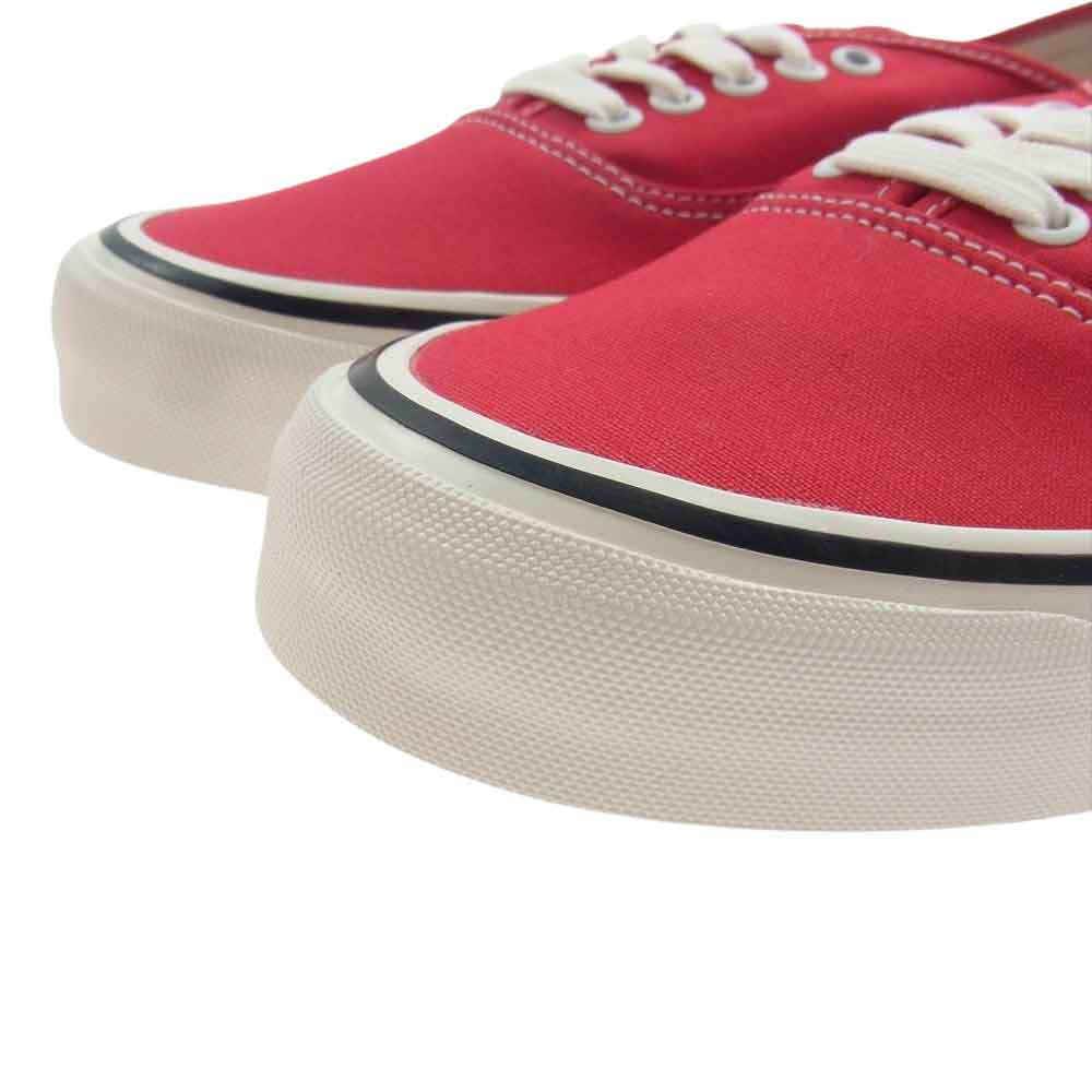 VANS バンズ VN0A38ENMR9 AUTHENTIC 44 DX オーセンティック ローカット スニーカー レッド系 28cm【新古品】【未使用】【中古】