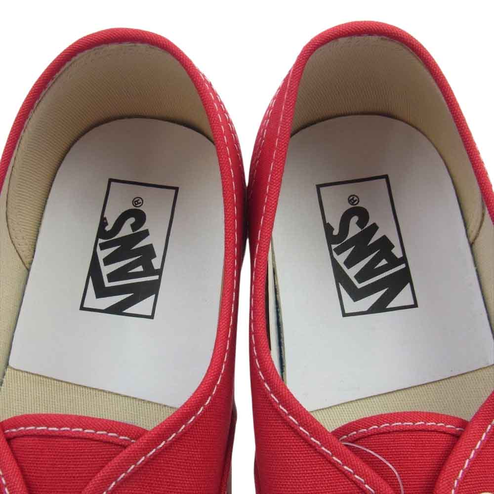 VANS バンズ VN0A38ENMR9 AUTHENTIC 44 DX オーセンティック ローカット スニーカー レッド系 28cm【新古品】【未使用】【中古】