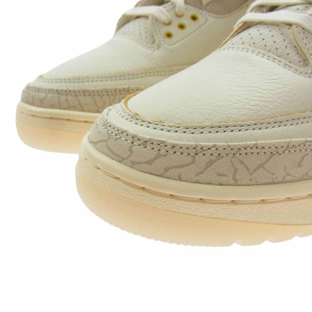 NIKE ナイキ FN0344-901 × J Balvin J・バルヴィン Air Jordan 3 Retro SP Sunset エアジョーダン3 レトロ SP サンセット スニーカー オフホワイト系 27.5cm【新古品】【未使用】【中古】